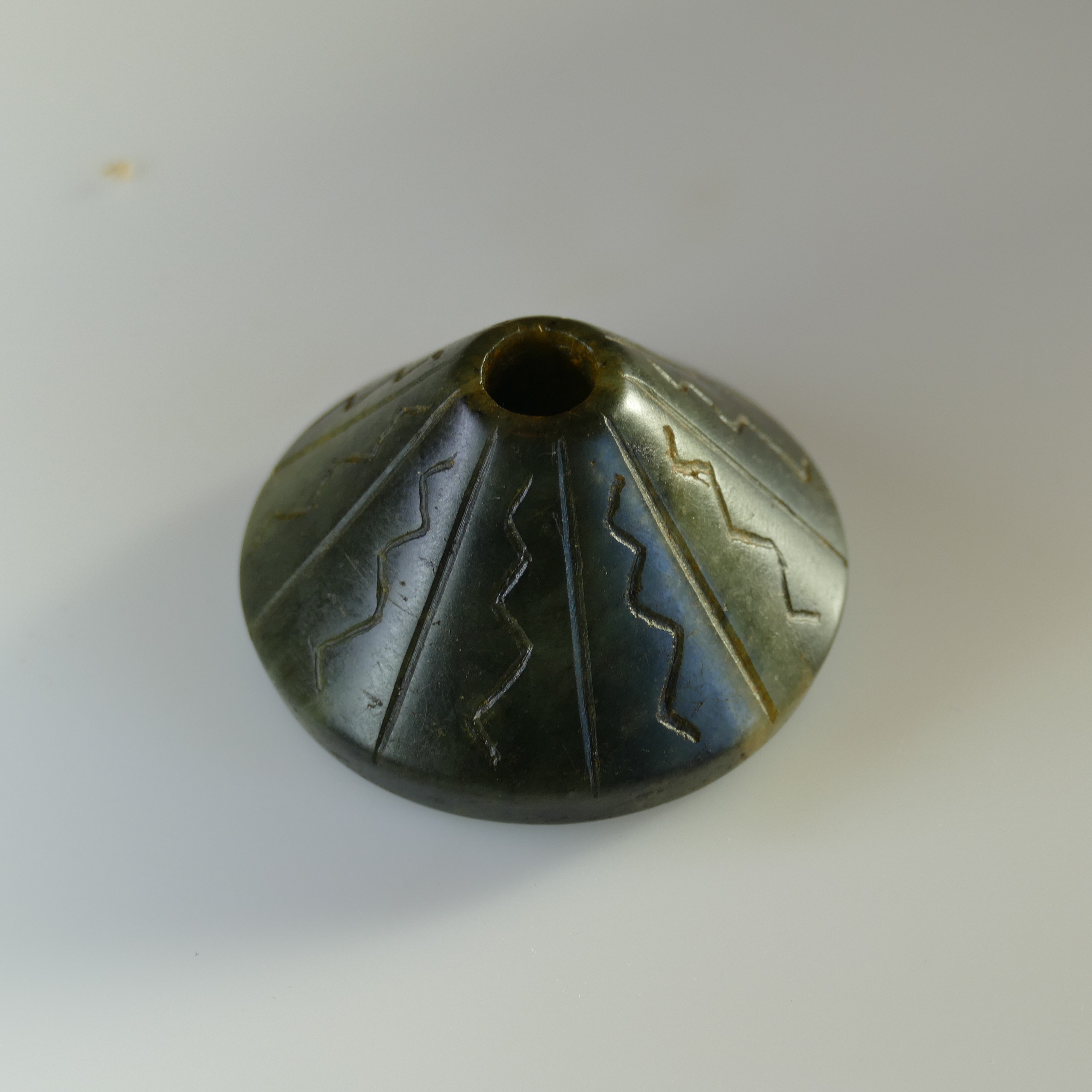 reproduction of the Viking age soapstone whorl